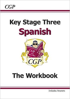 Cover of KS3 Spanish Workbook with Answers