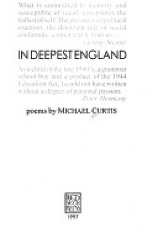 Cover of In Deepest England