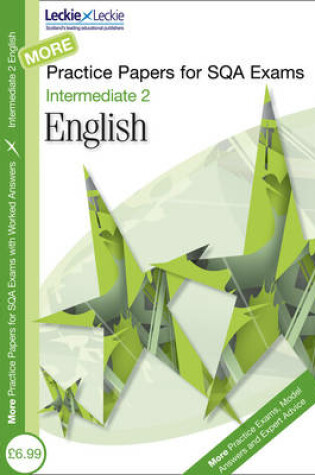 Cover of More Intermediate 2 English Practice Papers for SQA Exams