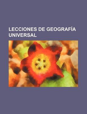 Book cover for Lecciones de Geografia Universal