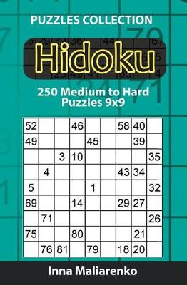 Book cover for Hidoku - 250 Medium to Hard 9x9