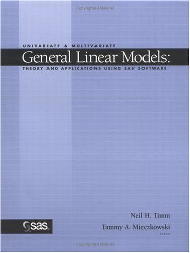 Book cover for Univariate & Multivariate General Linear Models