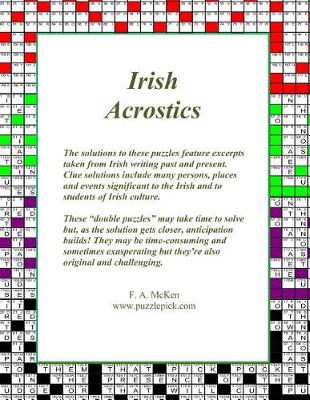 Book cover for Irish Acrostics