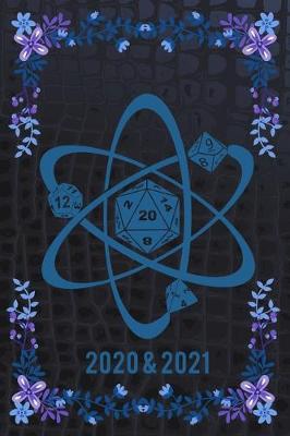 Book cover for RPG D20 Dice Atom Bordgame Calendar