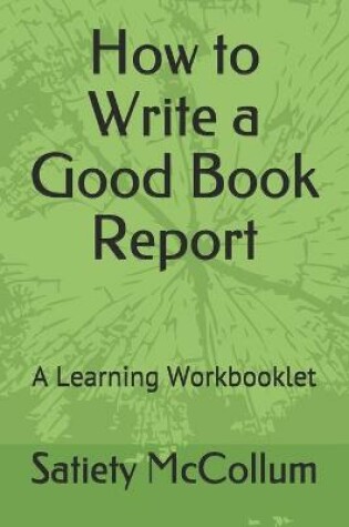 Cover of How to Write a Good Book Report