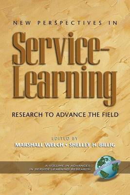 Book cover for New Perspectives in Service-Learning: Research to Advance the Field. Advances in Service-Learning Research.