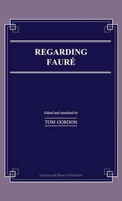 Book cover for Regarding Faure