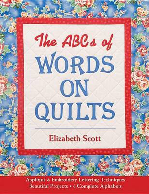 Book cover for The ABCs of Words on Quilts