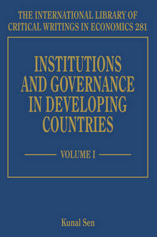 Cover of Institutions and Governance in Developing Countries