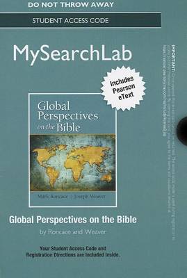 Book cover for MyLab Search with Pearson eText -- Standalone Access Card -- for Global Perspectives on the Bible