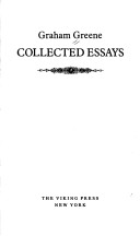 Book cover for Greene Graham : Collected Essays