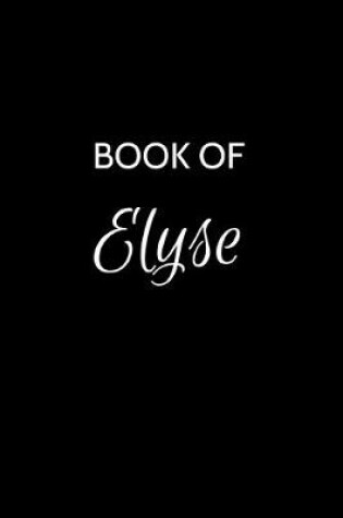 Cover of Book of Elyse