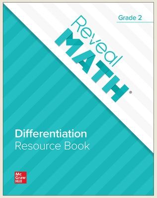 Book cover for Reveal Math Differentiation Resource Book, Grade 2