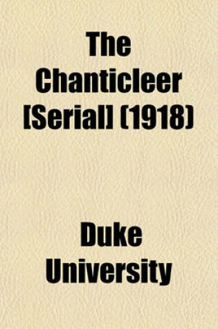 Cover of The Chanticleer [Serial] (1918)