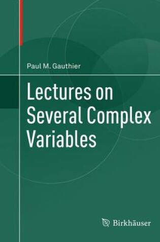 Cover of Lectures on Several Complex Variables