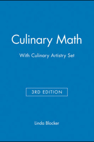 Cover of Culinary Math 3e with Culinary Artistry Set