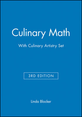 Book cover for Culinary Math 3e with Culinary Artistry Set