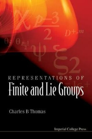 Cover of Representations Of Finite And Lie Groups