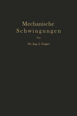 Book cover for Mechanische Schwingungen Und Ihre Messung