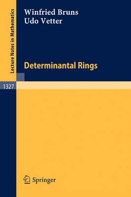 Cover of Determinantal Rings