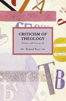 Cover of Criticism Of Theology: Marxism And Theology Iii