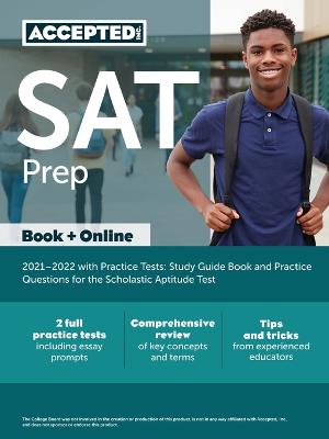 Book cover for SAT Prep 2021-2022 with Practice Tests