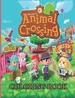 Book cover for Animal Crossing Coloring Book