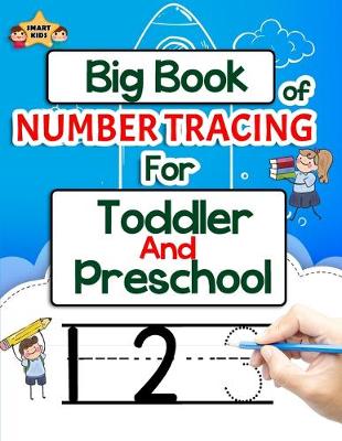 Book cover for Big Book of number Tracing for toddlers and preschool