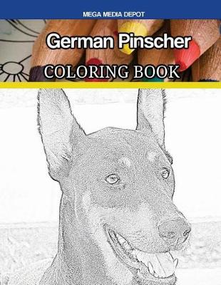 Book cover for German Pinscher Coloring Book