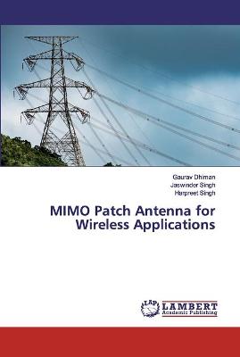 Book cover for MIMO Patch Antenna for Wireless Applications