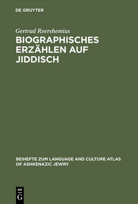 Book cover for Biographisches Erzahlen Auf Jiddisch