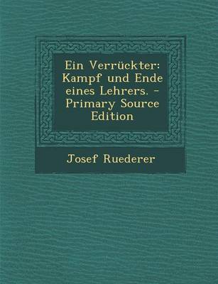 Book cover for Ein Verruckter