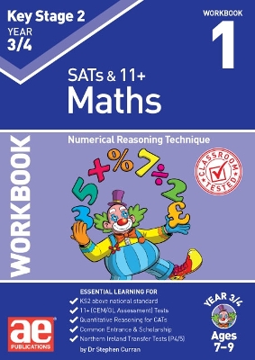 Book cover for KS2 Maths Year 3/4 Workbook 1