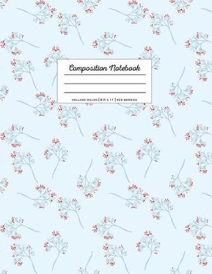 Book cover for Composition Notebook - Red Berries