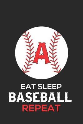 Book cover for Eat Sleep Baseball Repeat a