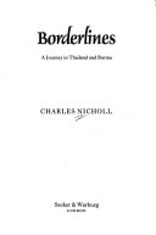 Cover of Borderlines