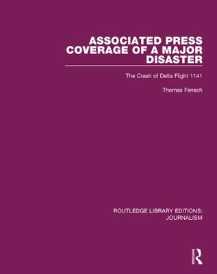 Book cover for Associated Press Coverage of a Major Disaster