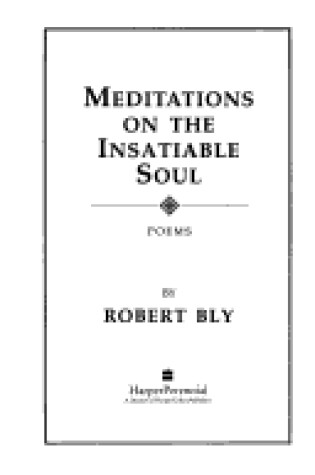 Cover of Meditations on the Insatiable Soul