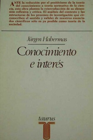 Cover of Conocimiento E Interes