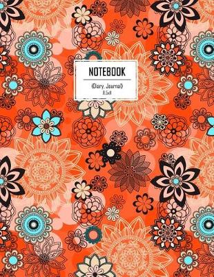 Book cover for Notebook (Diary, Notebook) 8.5x11
