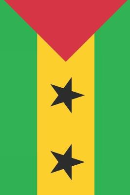 Book cover for Sao Tome and Principe Travel Journal - Sao Tome and Principe Flag Notebook - Sao Tomean Flag Book