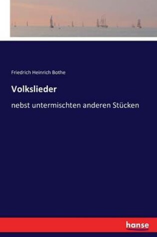 Cover of Volkslieder