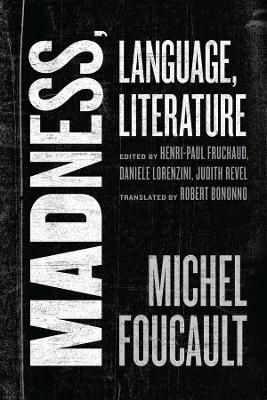 Cover of Madness, Language, Literature
