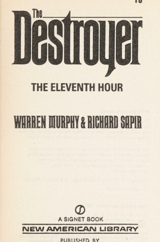 Cover of The Destroyer [No] 70 : the Eleventh Hour