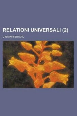 Cover of Relationi Universali (2 )