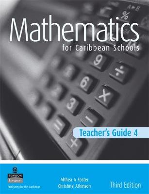 Book cover for Maths for Caribbean Schools New Edition Teacher's Guide 4