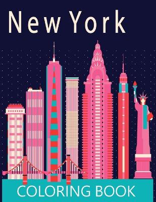 Book cover for new york coloring book
