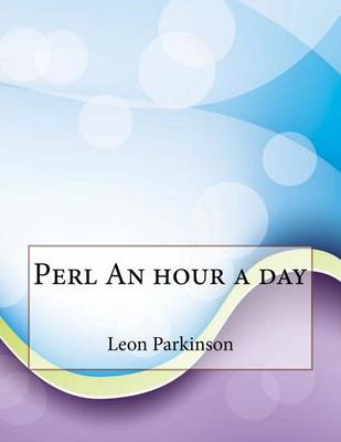 Book cover for Perl an Hour a Day