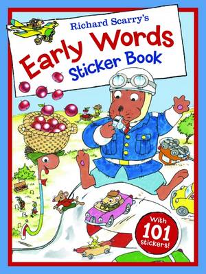 Book cover for Richard Scarry - Early Words Sticker Book