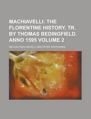 Book cover for Machiavelli Volume 2